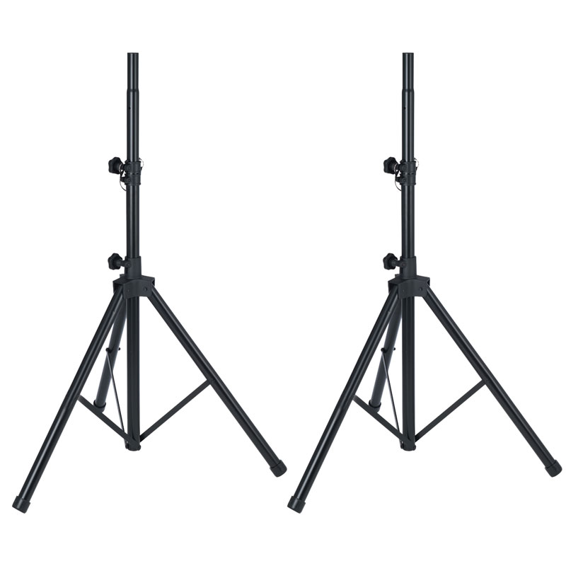 [SS156BK] Stageline Heavy Duty Speaker Stand Pair