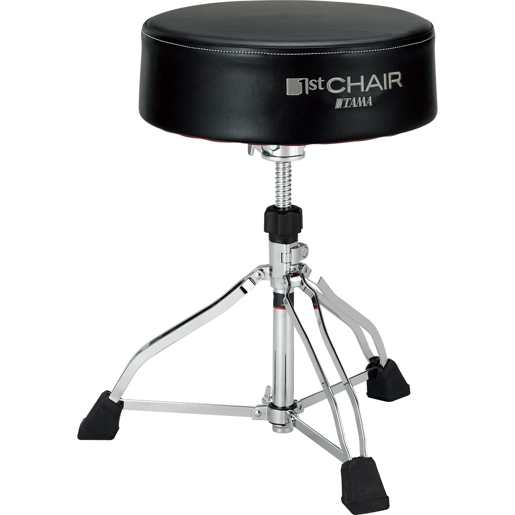 [HT830B] Tama 1st Chair Round Rider XL Trio Drum Set Throne in Black