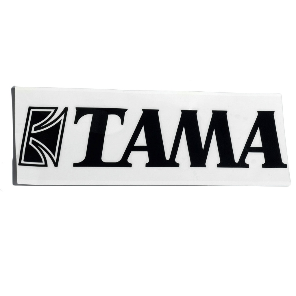[TLS120BK] Tama Black Logo Decal for 24" - 30" Bass Drums