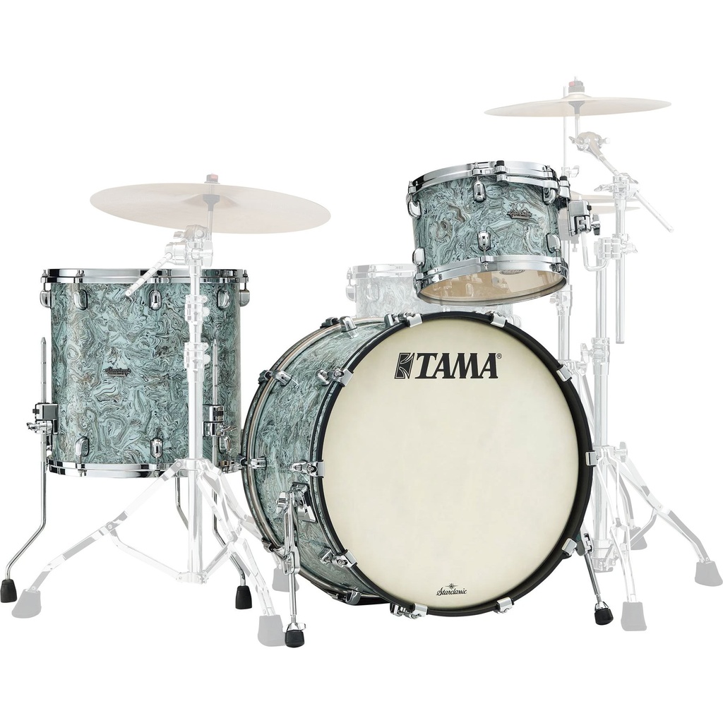 [MR32CZSSLW] Tama Sky Blue Swirl Chrome