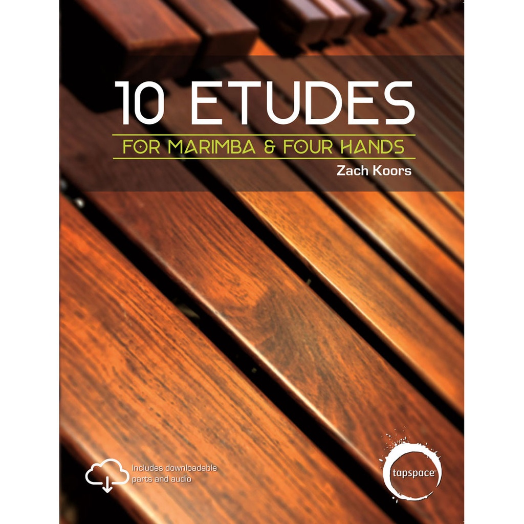 [TSPB-47] Tapspace 10 Etudes for Marimba & Four Hands by Zach Koors