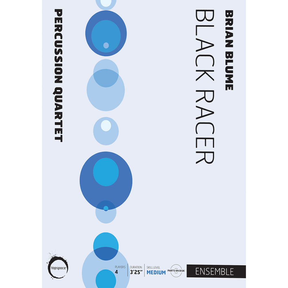 [TSPCE16-017] Tapspace Black Racer by Brian Blume