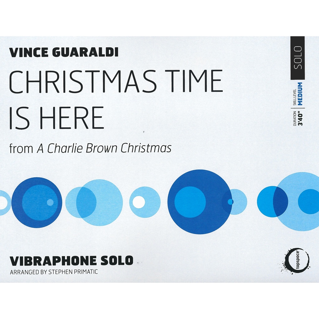 [TSPCS17-001] Tapspace Christmas Time Is Here by Guaraldi arr. Primatic
