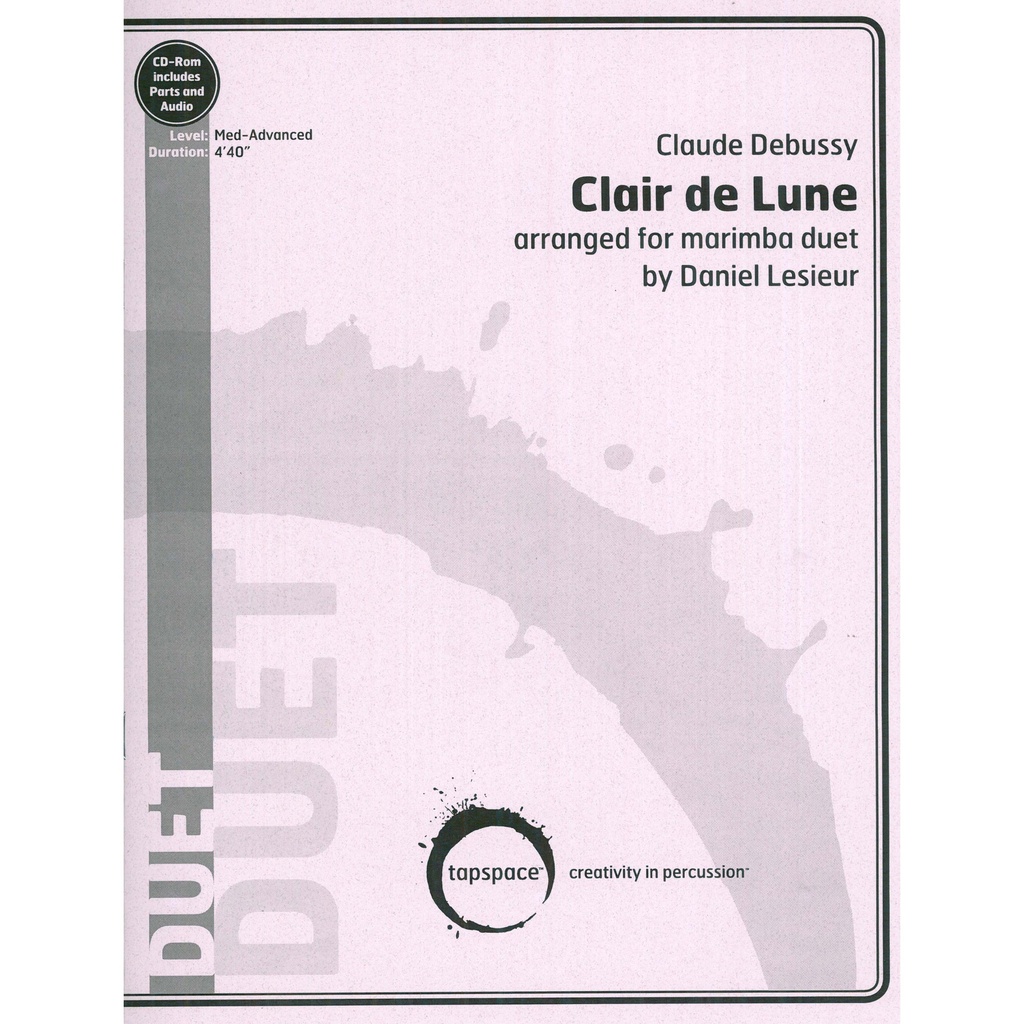 [TSPCD-19] Tapspace Clair de Lune by Claude Debussy arr. Daniel Lesieur