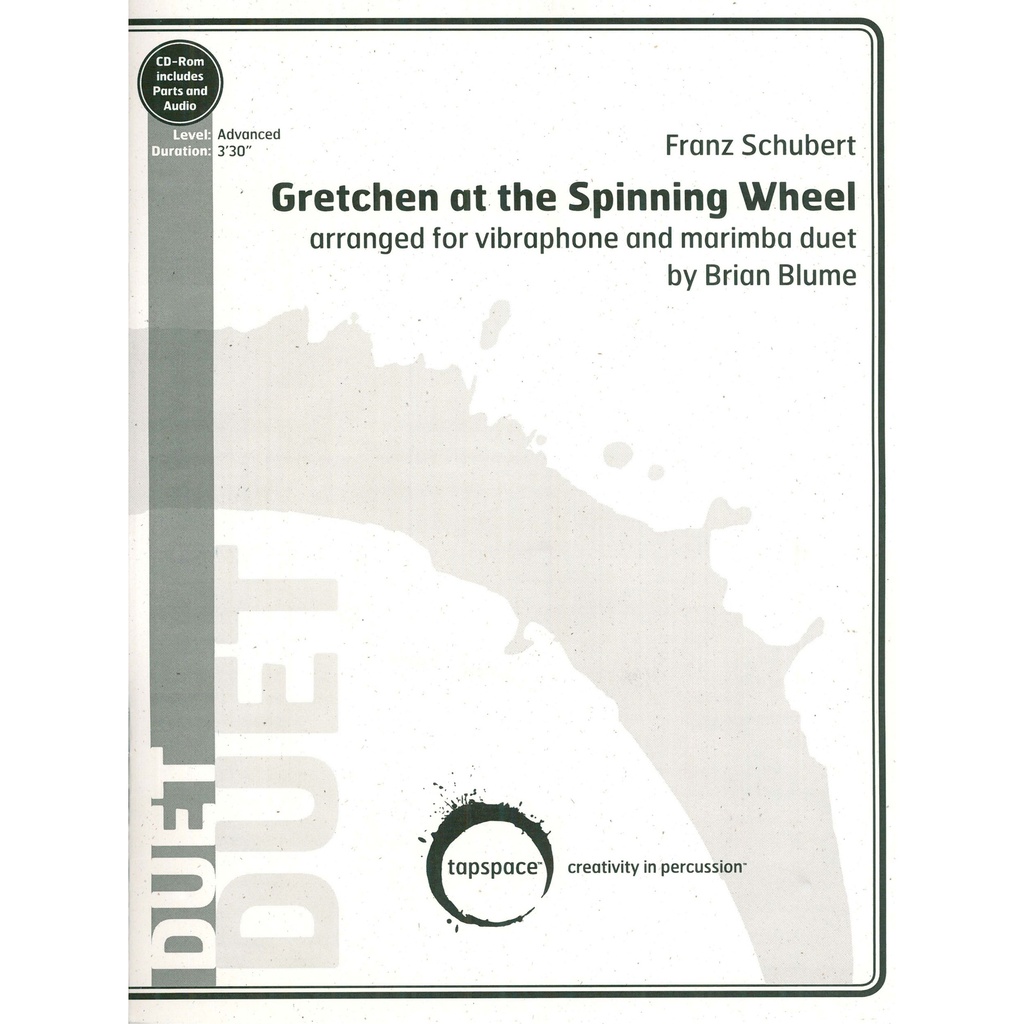 [TSPCD-21] Tapspace Gretchen at the Spinning Wheel by Schubert arr. Brian Blume