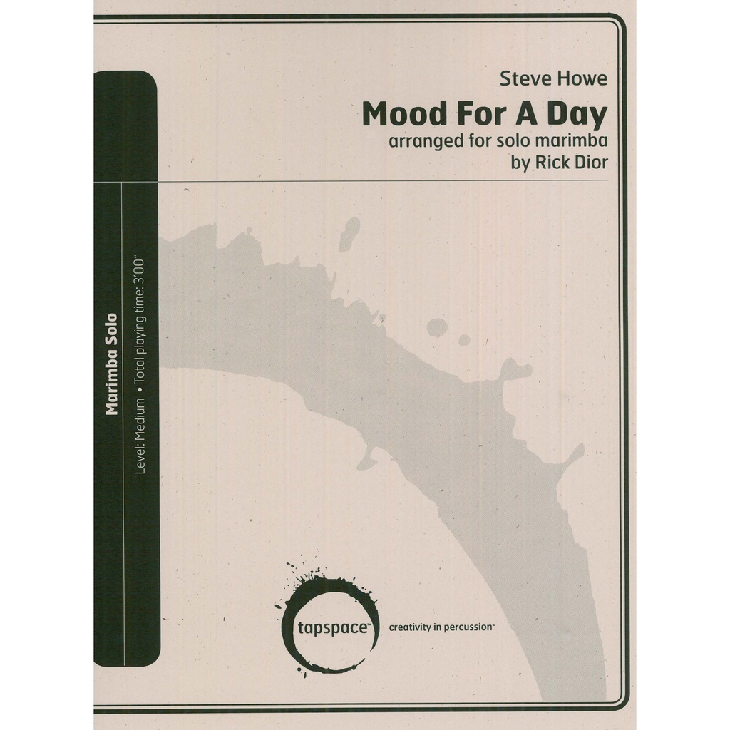 [TSPCS-62] Tapspace Mood for a Day by Steve Howe (Yes) arr. Rick Dior