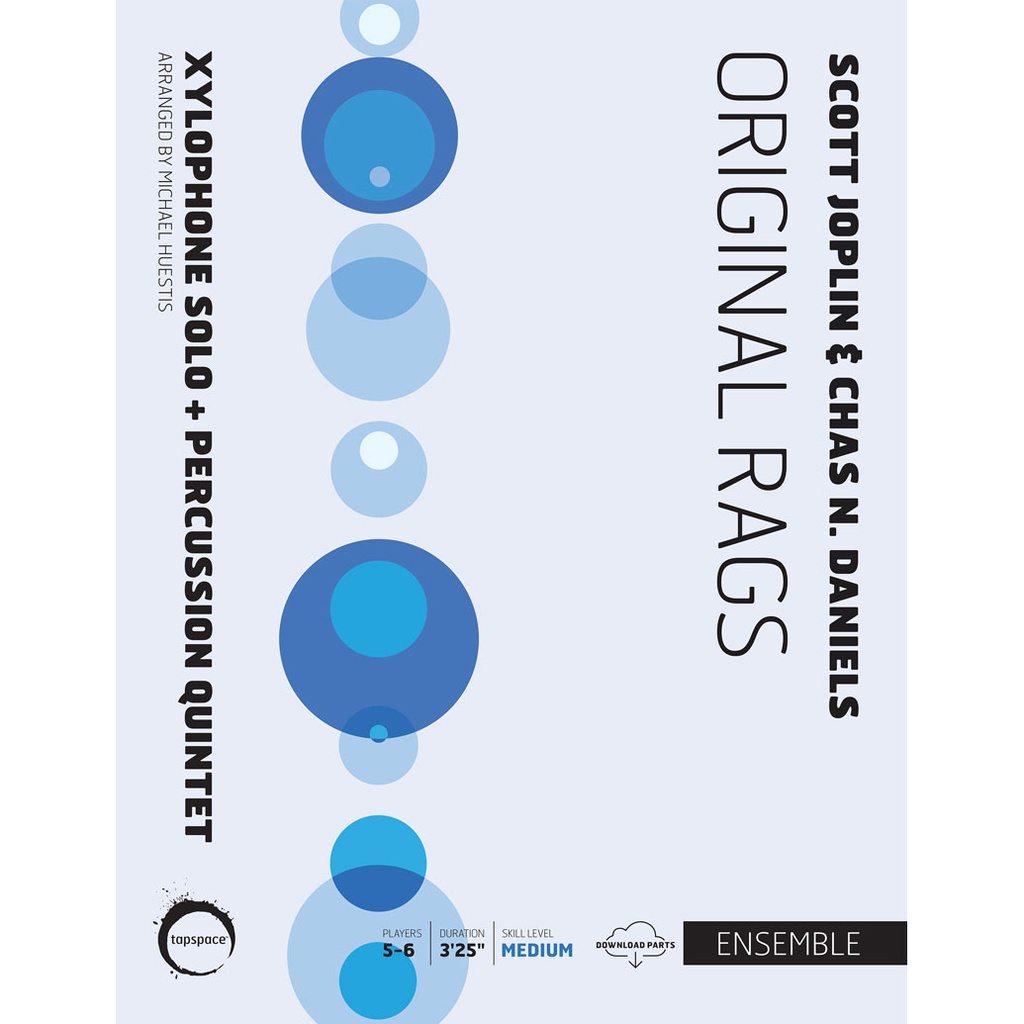 [TSPCE21-018] Tapspace Original Rags by Joplin & Daniels arr. Michael Huestis