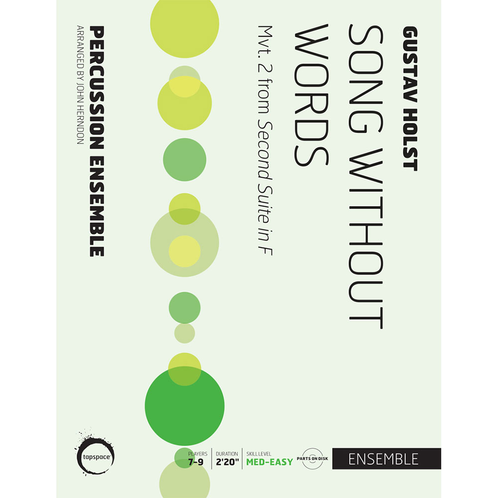 [TSPCE18-016] Tapspace Song Without Words by Gustav Holst arr. John Herndon