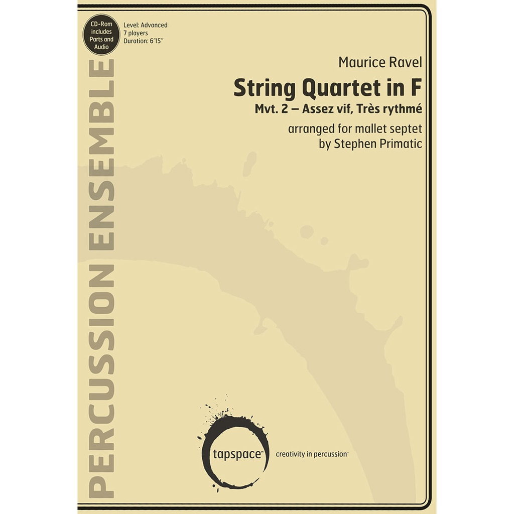 [TSPCE-94] Tapspace String Quartet in F Mvt. II by Maurice Ravel arr. Primatic