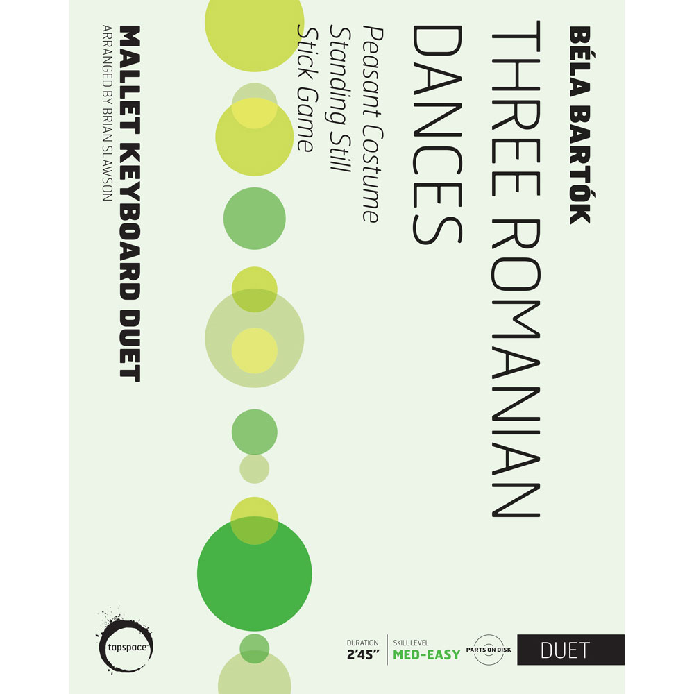 [TSPCD17-001] Tapspace Three Romanian Dances by Bela Bartok arr. Brian Slawson