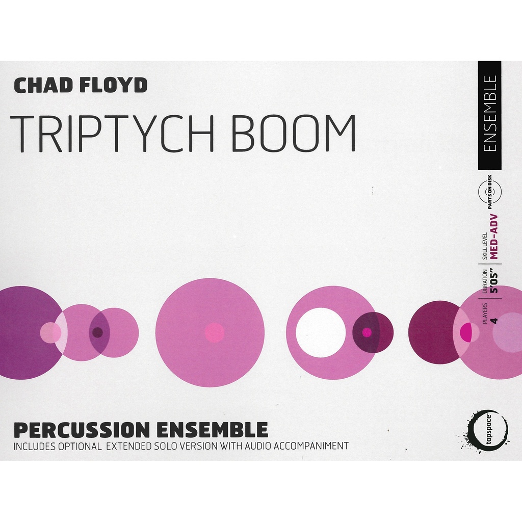 [TSPCE14-010] Tapspace Triptych Boom by Chad Floyd