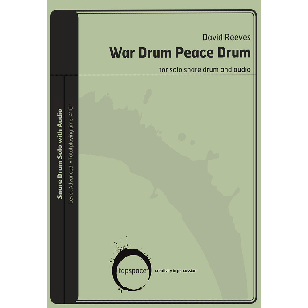 [TSPCS-50] Tapspace War Drum Peace Drum by David Reeves