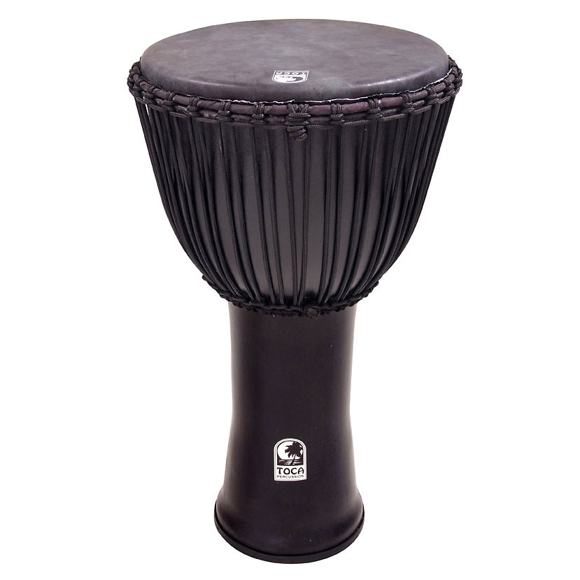 [SFDJ-14BMB] Toca 14" Black Mamba Rope Tuned Djembe