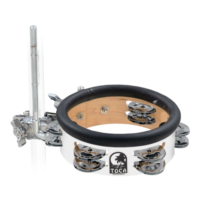 [TD-JHMTP1] Toca 6" Jingle-Hit Tambourine with Gibraltar Mount