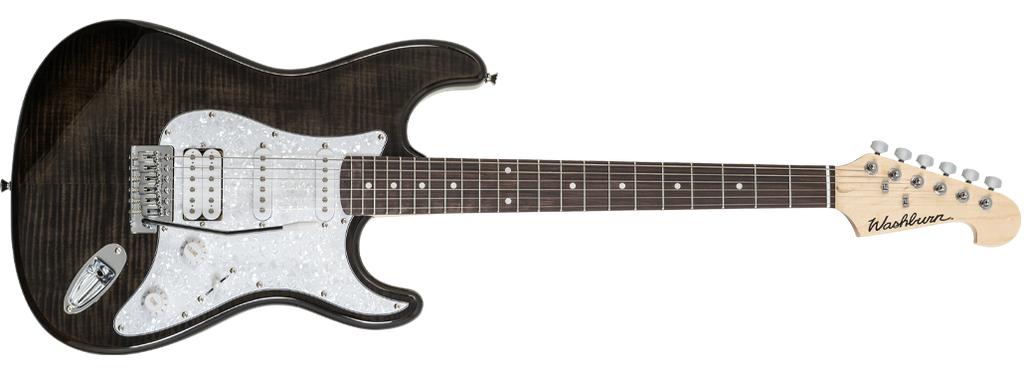 [SDFTB-U] Washburn Sonamaster - SDFTB Deluxe in Transparent Black