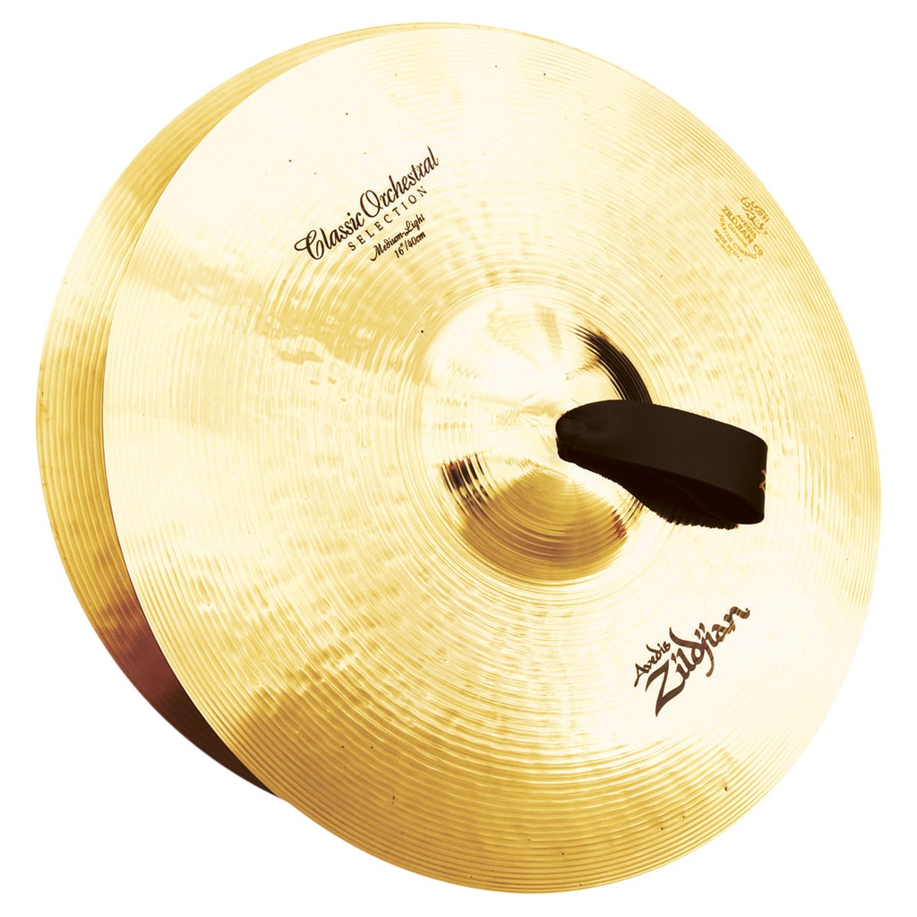 [A0751] Zildjian A0751 16" Classic Orchestral Medium-Light Pair