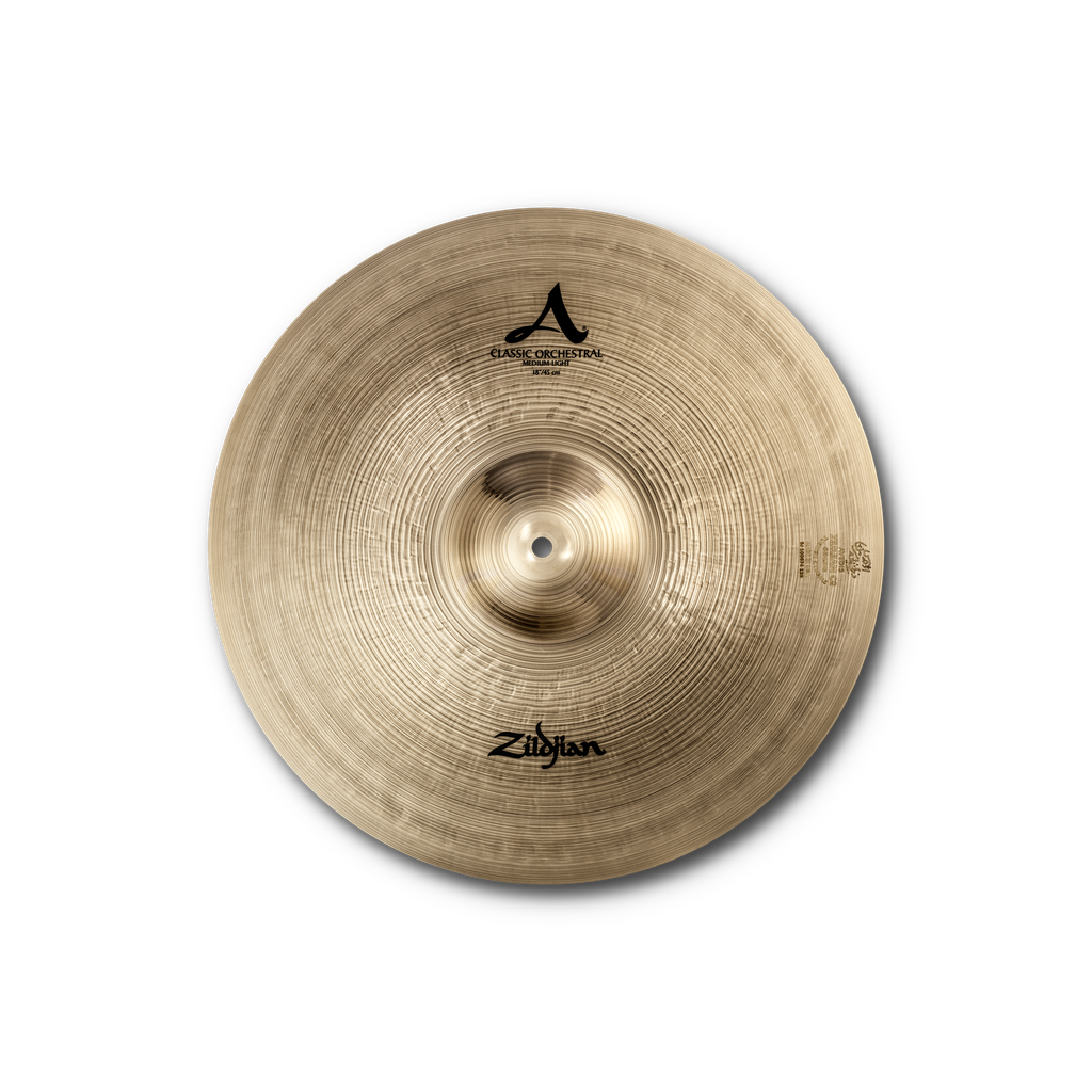 [A0758] Zildjian A0758 18" Classic Orchestral Medium-Light Single