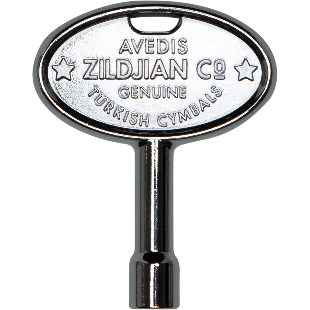 [ZKEY] Zildjian Chrome Drum Key w/ Zildjian Trademark