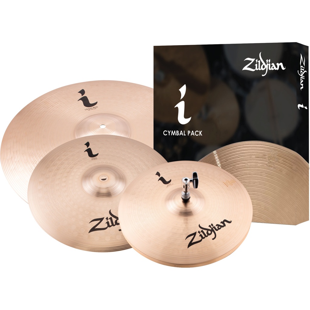 [ILHESSP] Zildjian ILHESSP I Essentials Plus Pack 3-Piece Cymbal Box Set (13HH-14-18CR)