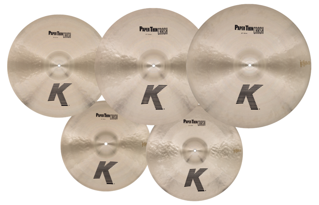 [K2818] Zildjian K Paper Thin Crash Cymbals