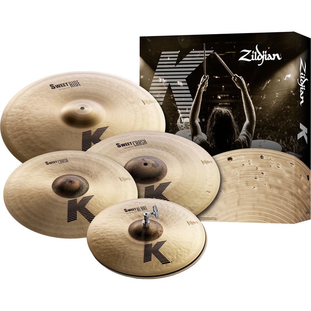 [KS5791] Zildjian KS5791 K Sweet Cymbal Box Set (15HH-17C-19C-21R)