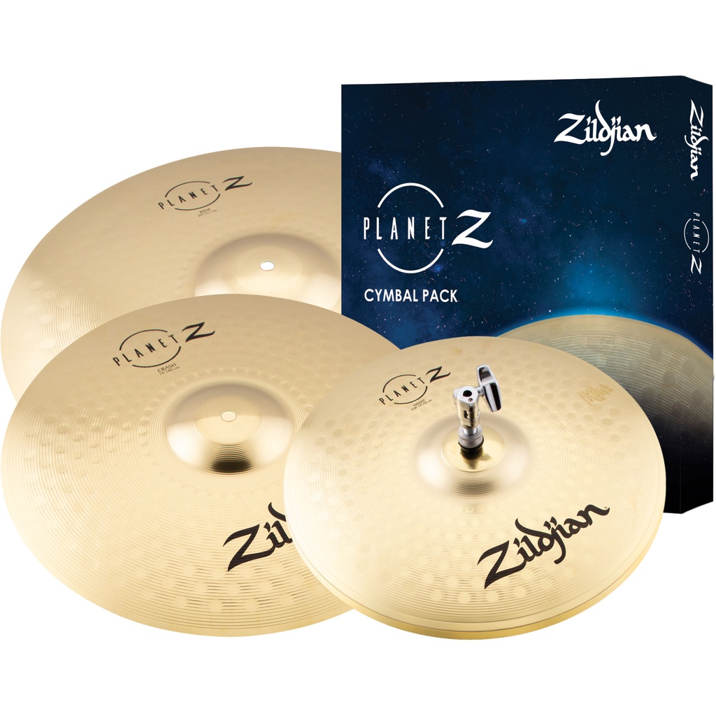 [ZP4PK] Zildjian ZP4PK Planet Z 3-Piece Complete Cymbal Box Set (14HH-16C-20R)