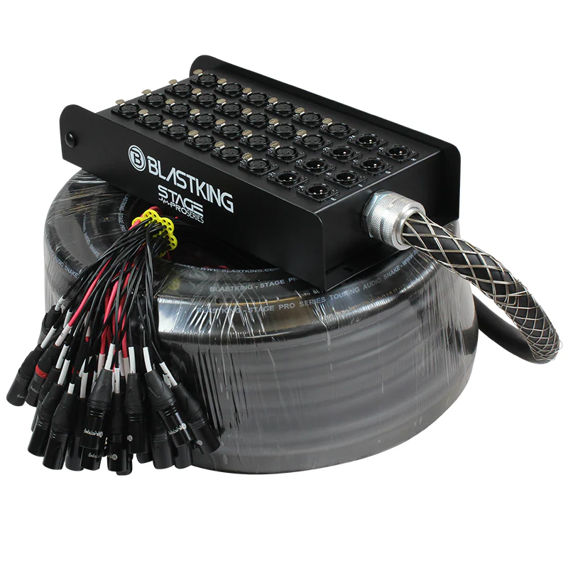 Blastking SPS24X8-150 Stage / Studio Snake Cable 24x8, 150 Ft.