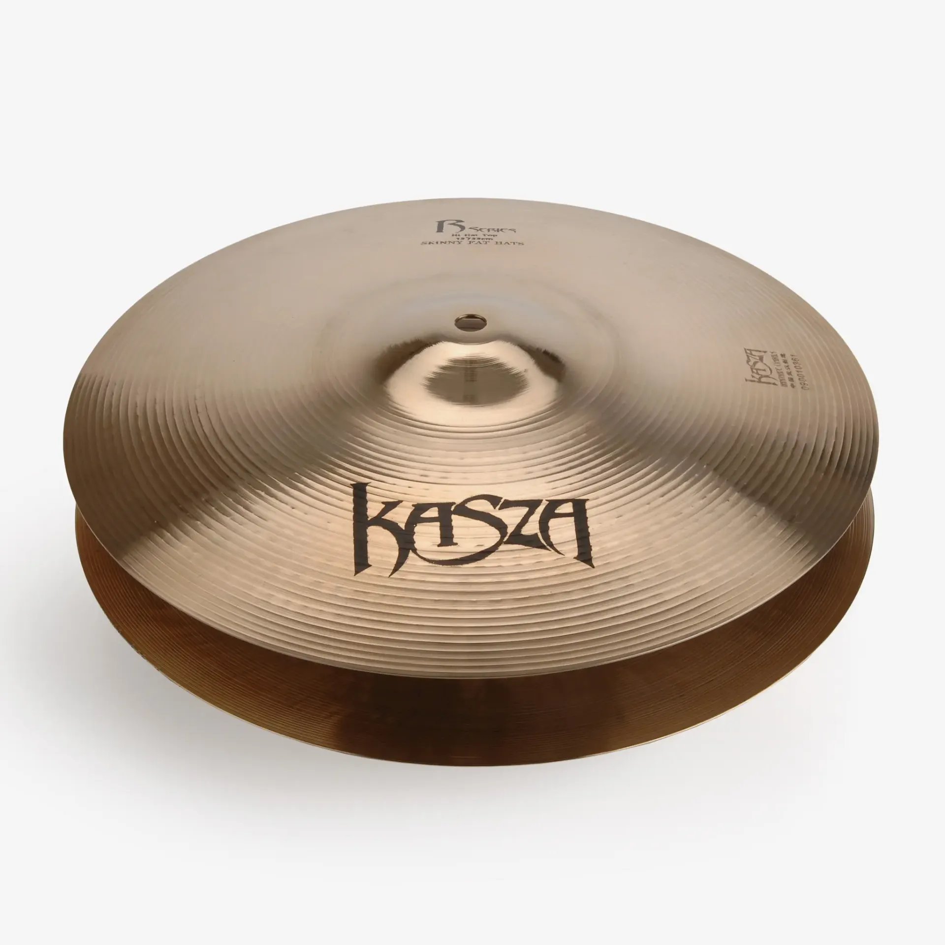 [R13LHB] KASZA - 13" HI-HAT CYMBAL PAIR: LIGHT TOP/HEAVY BOTTOM