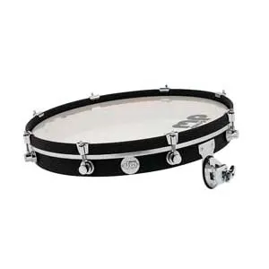DW Design Series Pancake Drum, 2.5x20, Black Satin Lacquer w/Chrome Hardware