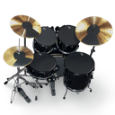 Vic Firth MUTEPP7 Bop Kit Drum and Cymbal Mute Package