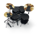 Vic Firth MUTEPP7 Bop Kit Drum and Cymbal Mute Package