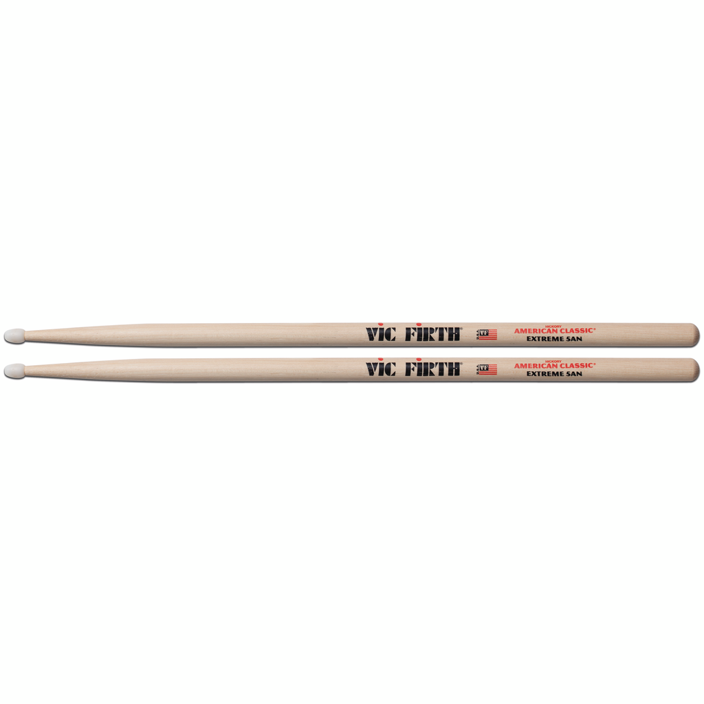 Vic Firth X5AN Extreme 5A American Classic Nylon Tip Hickory