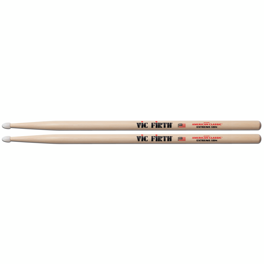 [X5BN] Vic Firth X5BN Extreme 5B American Classic Nylon Tip Hickory
