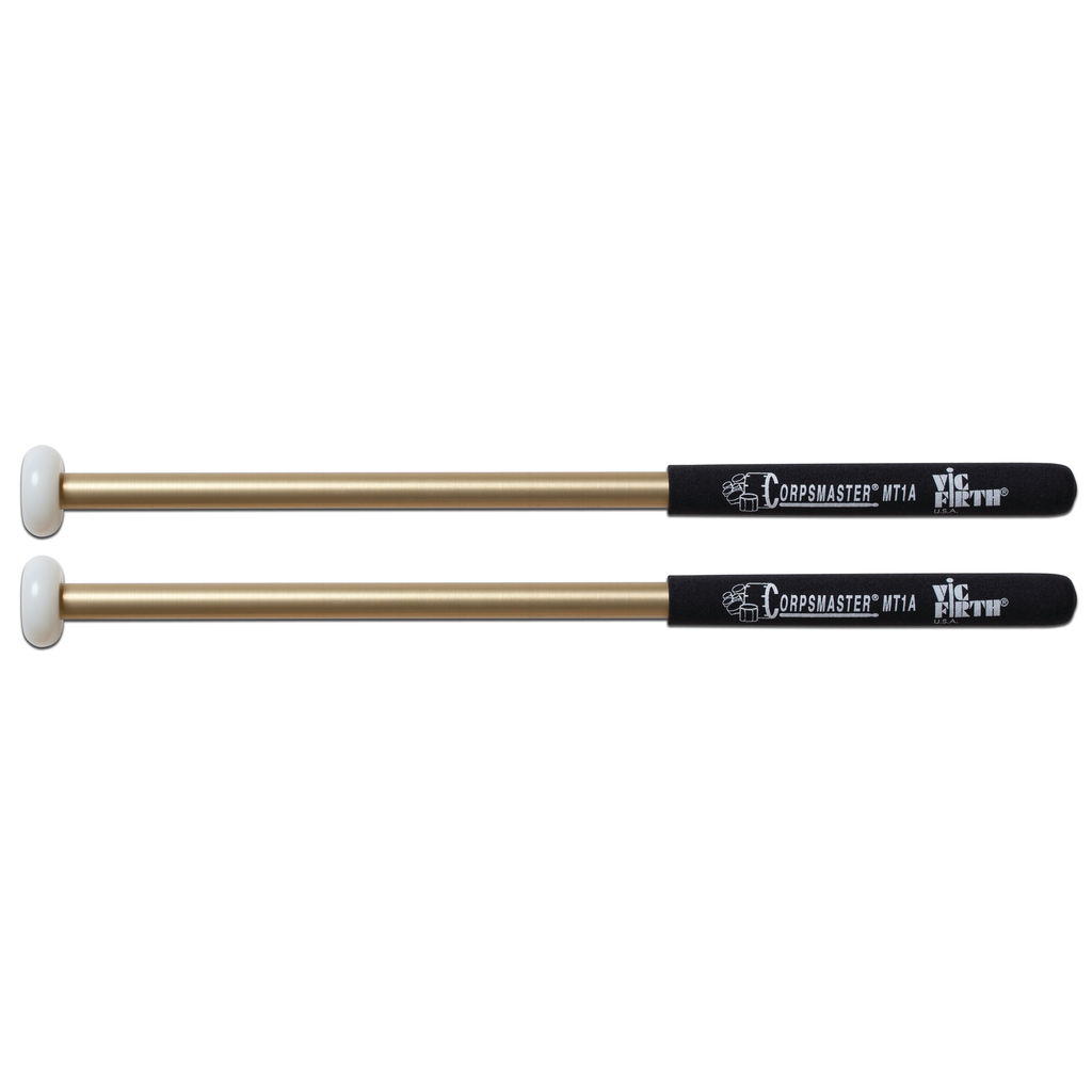 [MT1A] Vic Firth MT1A Curved Nylon 1.25" x .5" Gold Alum Shaft